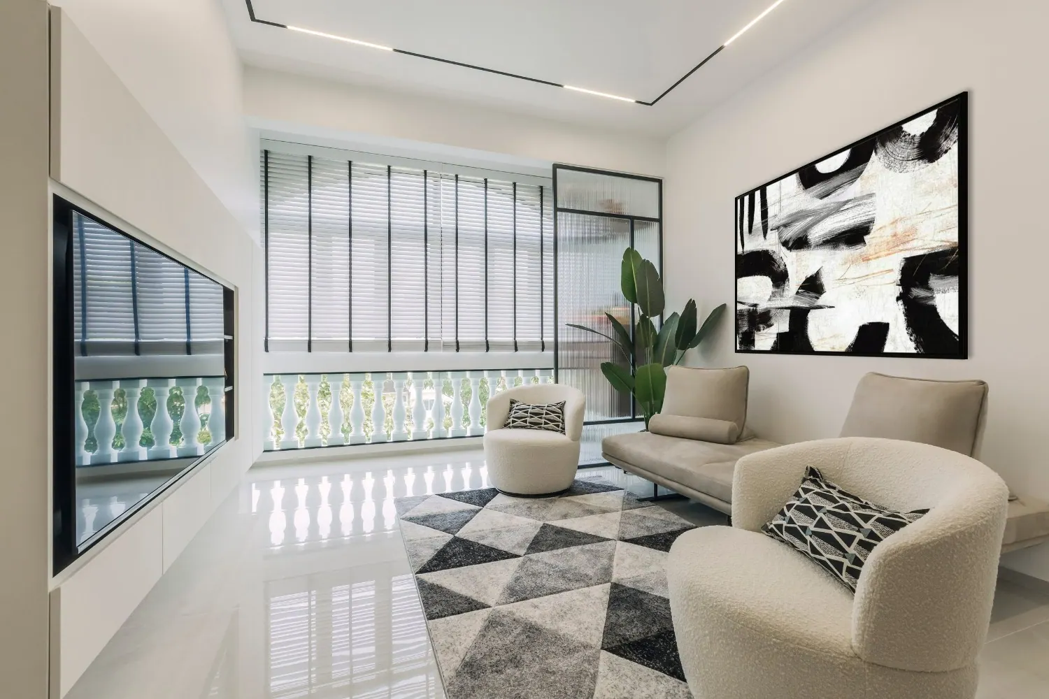 A Modernistic Confluence of Function & Aesthetics by SkeTchwork Design & Style