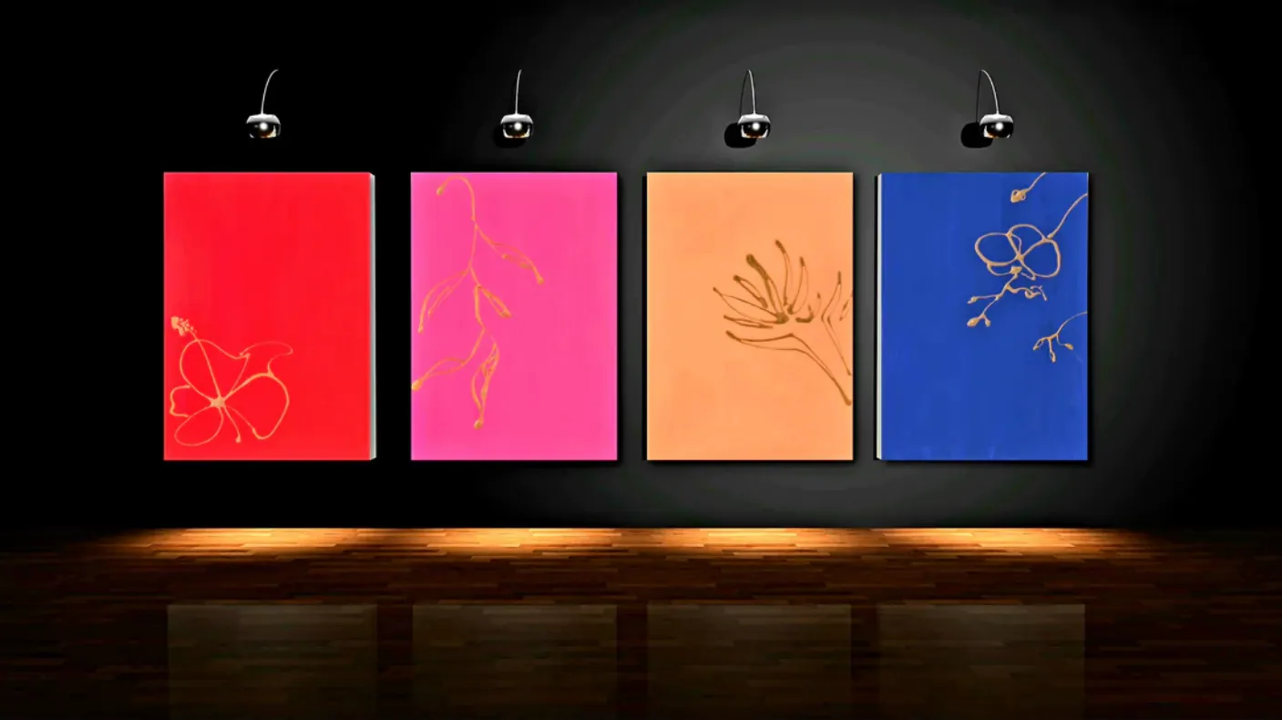 3 Tropicana Quadriptych Olivia Collins, Design Authority