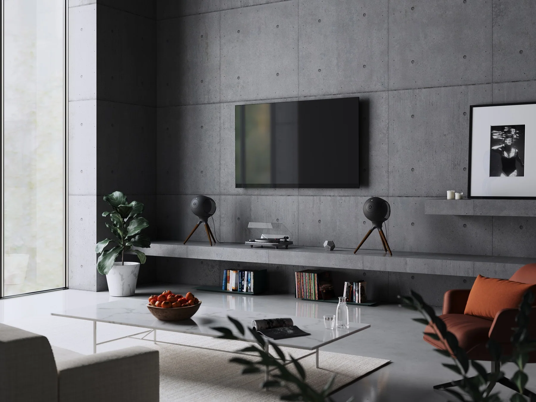 Phantom I Matte Black 108dB Lifestyle Stereo Darktreepod 1, Design Authority