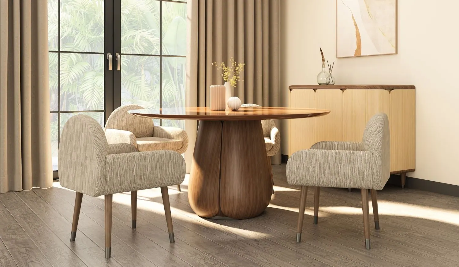 Marano-Furniture-LUMI Collection - Dining Room Angle 1