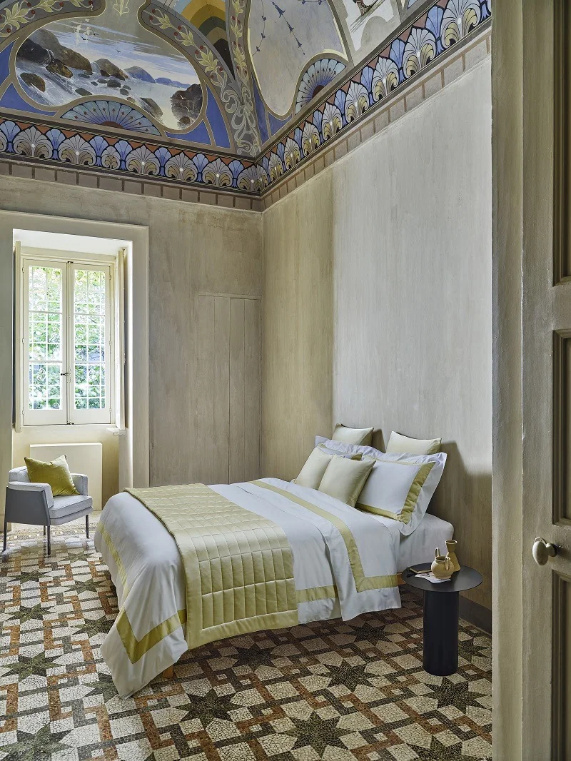 Ss22 Puglia Bed 1 Bicolore Lux Silk Citrine 1, Design Authority