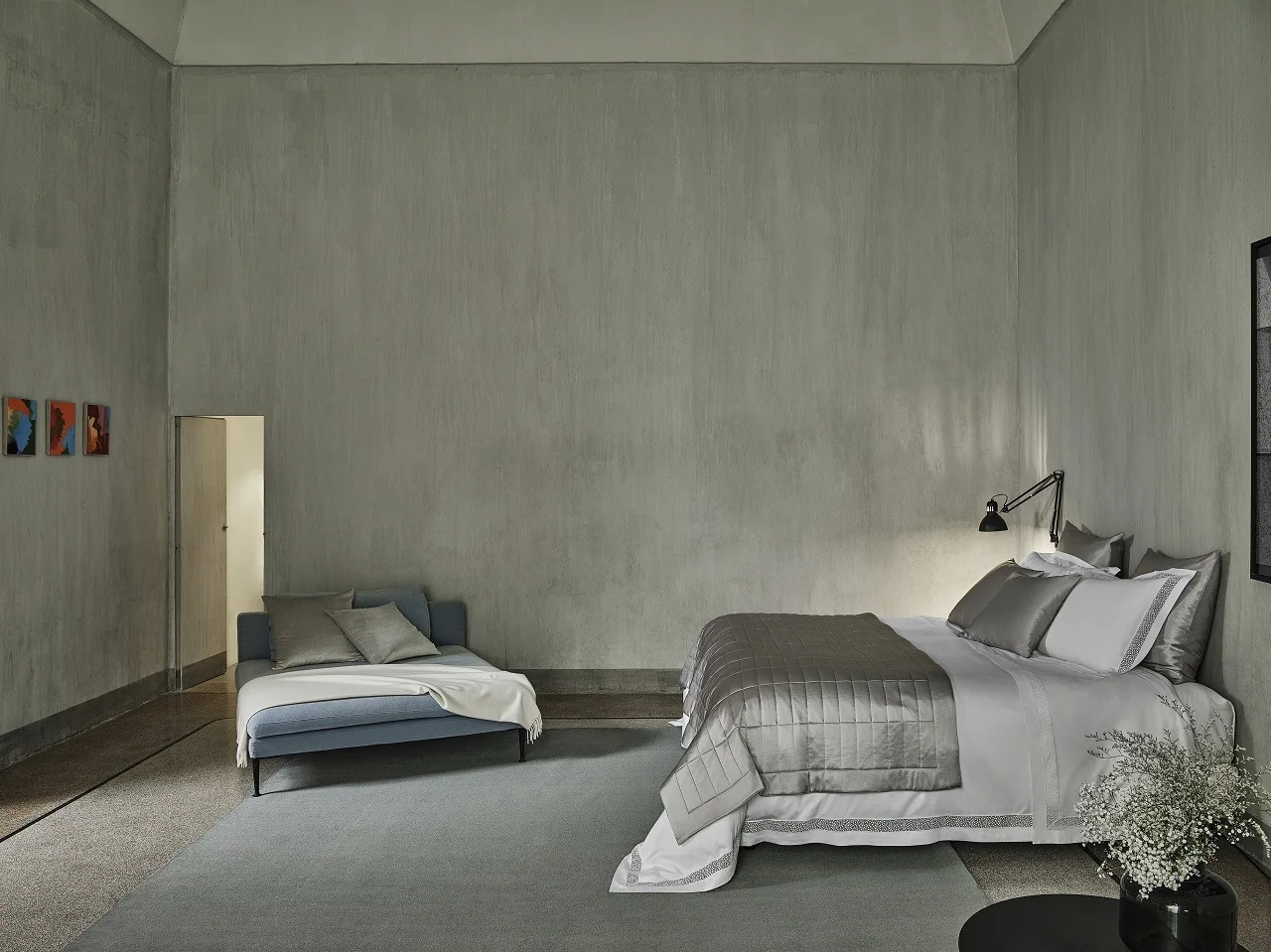 Ss22 Puglia Bed 8 Forever Lace Silk Velvet White Grey 1, Design Authority