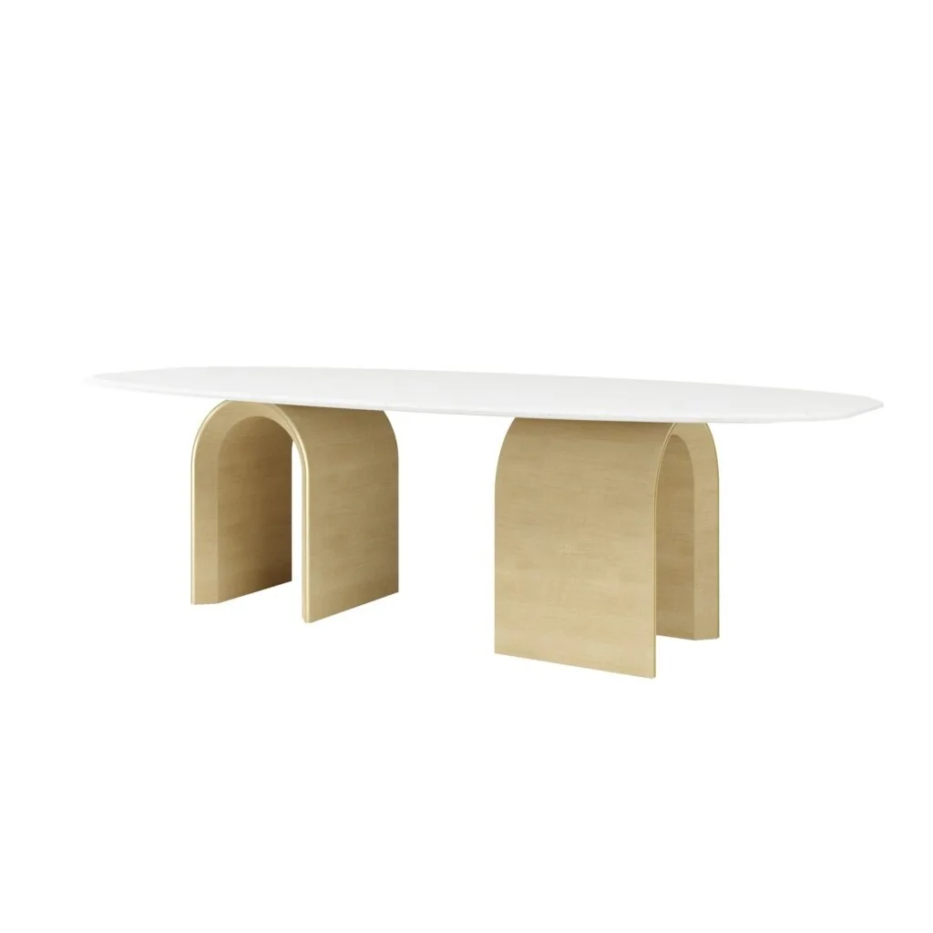 Palazzo Dining Table Perspective 2, Design Authority