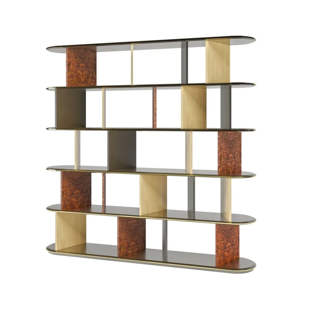 La Cascata Bookcase Perspective 2, Design Authority