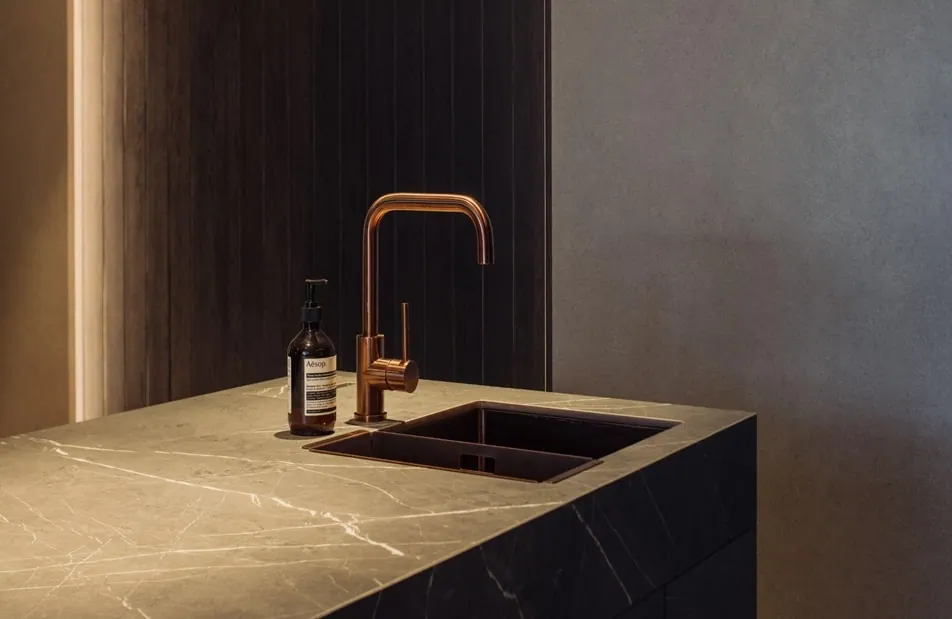 Infinity%20Pietra%20Grey%20on%20island%20counter%20&%20Infinity%20Concrete%20Light%20on%20wall%20panels, Design Authority