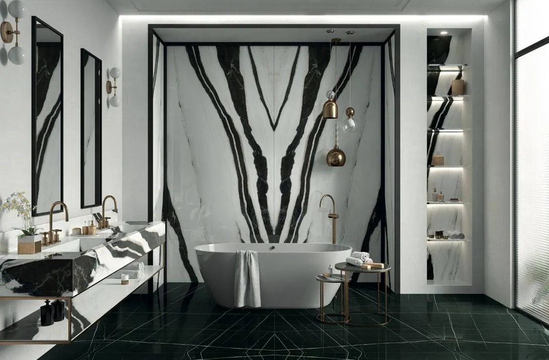Infinity%20Panda%20White%20on%20the%20walls%20and%20vanity%20counter,%20and%20Infinity%20Sahara%20Noir%20on%20the%20floors, Design Authority