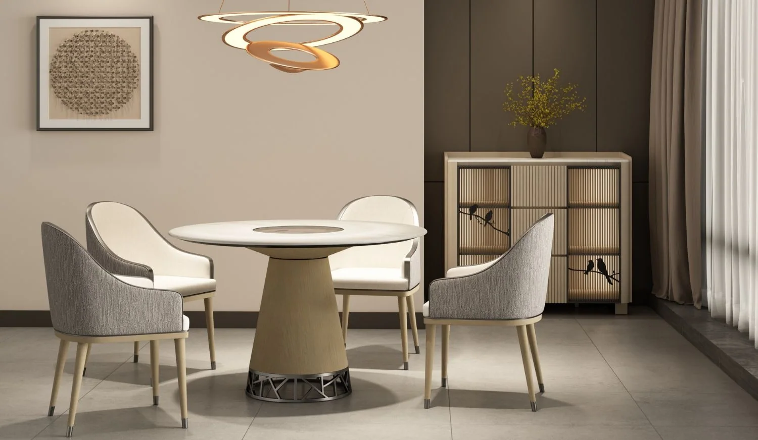 1 The Silhouette Dining Area Marano Furniture, Design Authority
