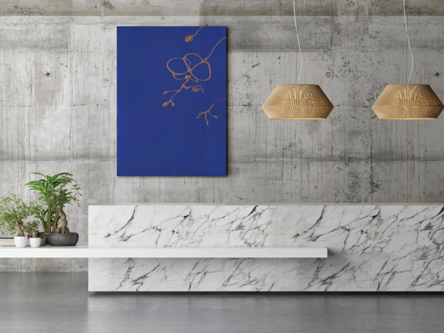Olivia Collins Tropicana IV Orchid 2022 In Situ. 1100 Mm X 800 Mm, Design Authority