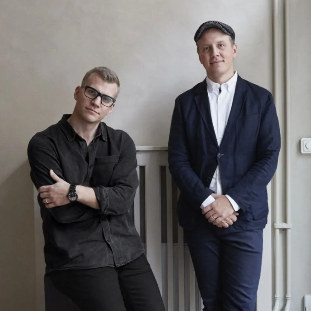 Martin Willers CEO Per Brickstad Chief Designer Transparent Speaker, Design Authority