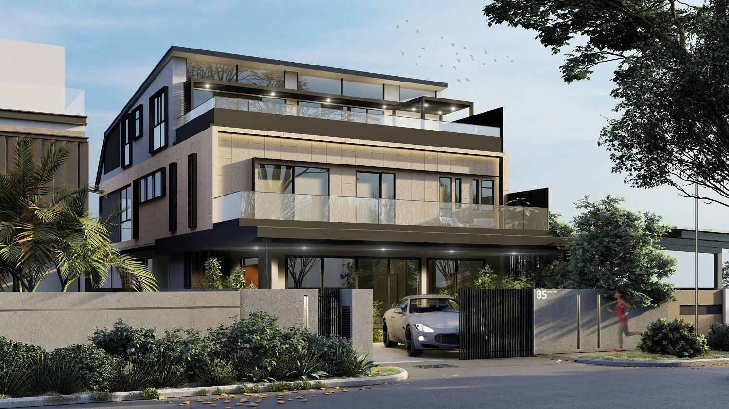 Sunset House by YWA Studio, view 2